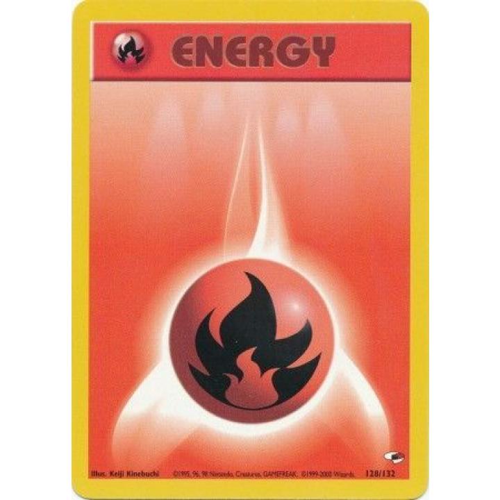 Fire Energy 128/132 - Gym Heroes (Unlimited) - Normal
