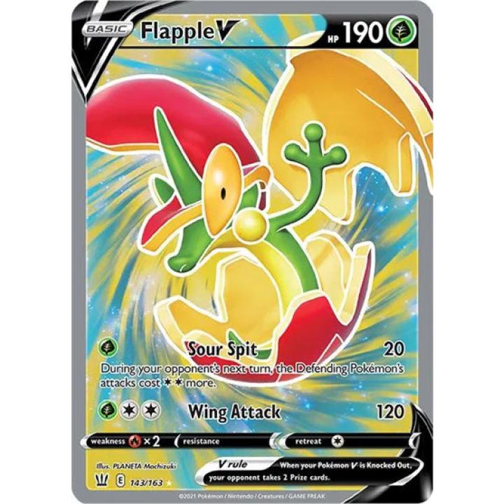 Flapple V 143/163 - Battle Styles - Holofoil