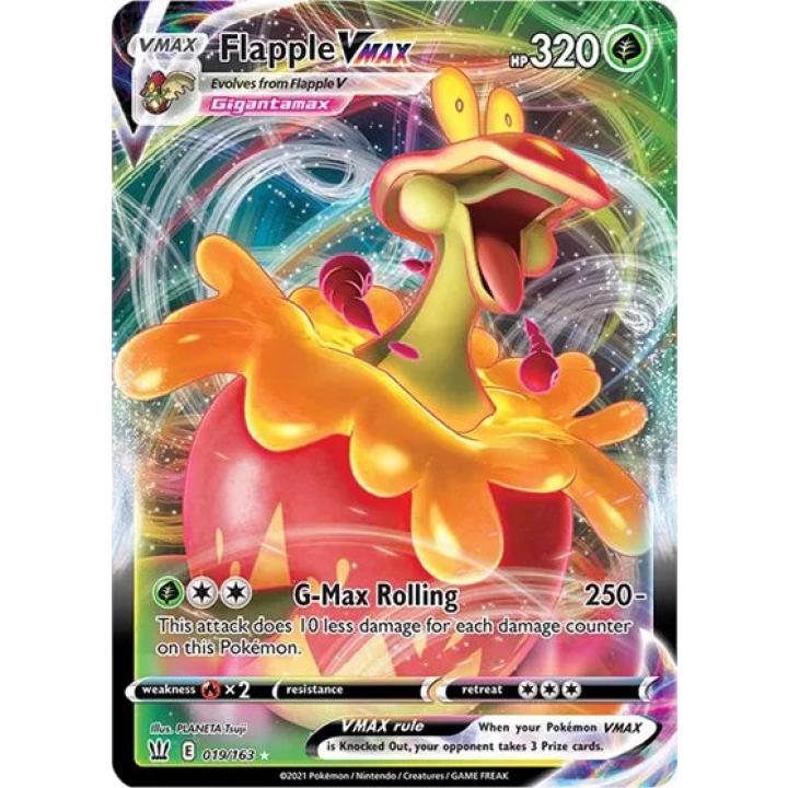 Flapple VMAX 019/163 - Battle Styles - Holofoil