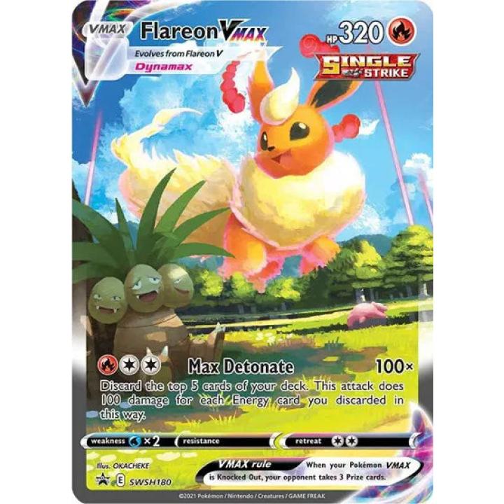 Flareon VMAX SWSH180 - Sword & Shield Promo - Holofoil