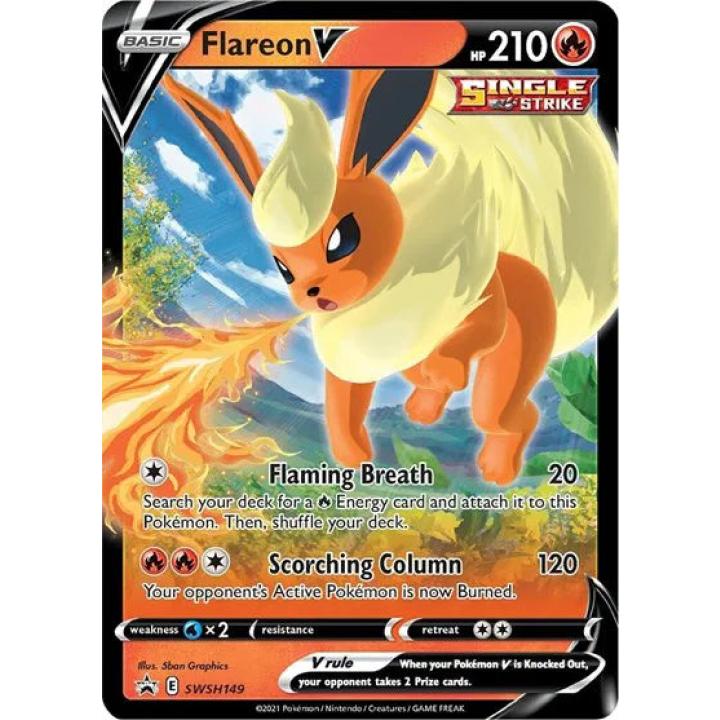 Flareon V SWSH149 - Sword & Shield Promo - Holofoil