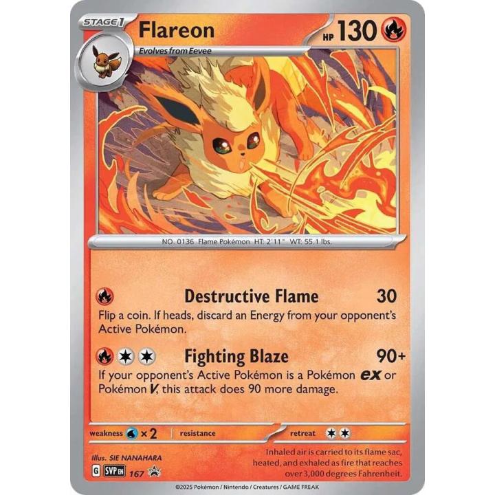 Flareon 167 - Scarlet Violet Promo - Cosmos Holo