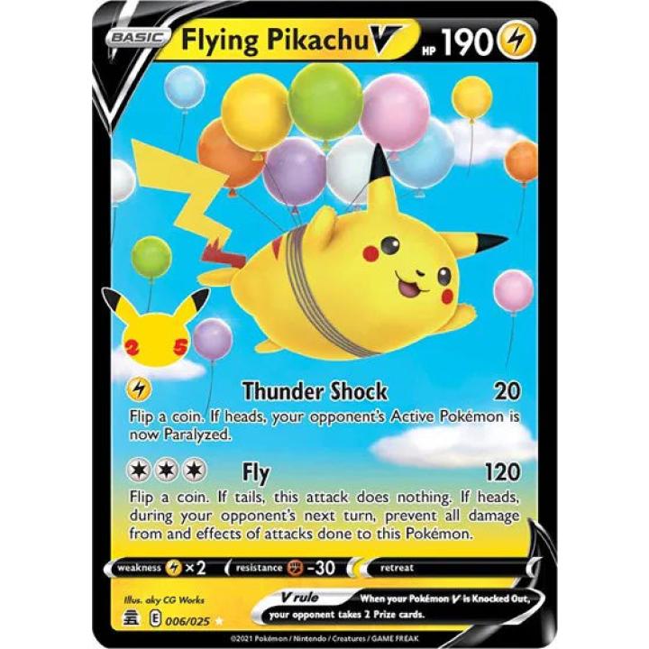 Flying Pikachu V 006/025 - Celebrations - Holofoil