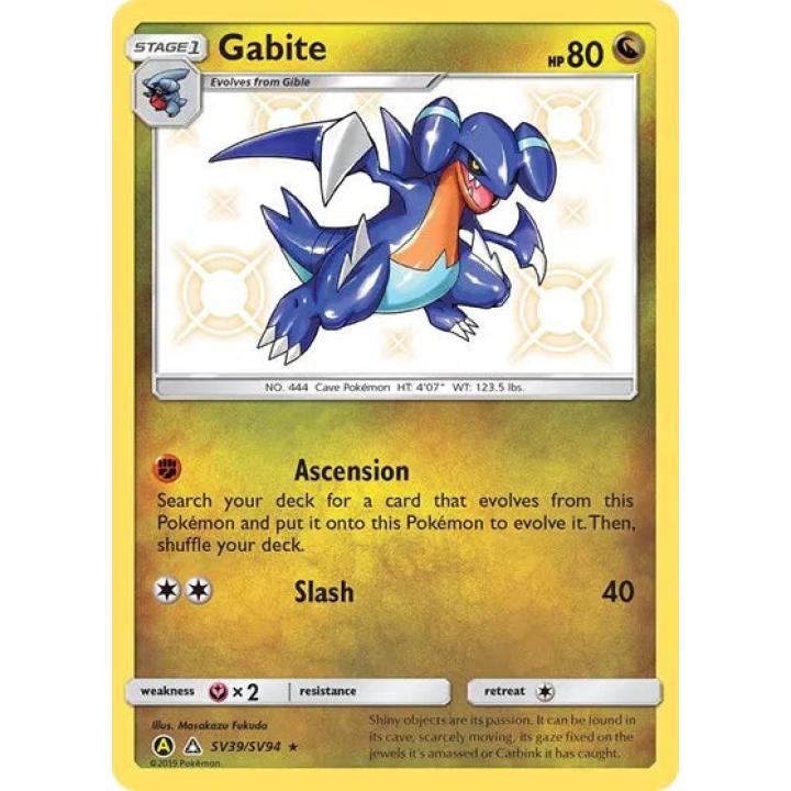 Gabite SV39/SV94 - Hidden Fates: Shiny Vault - Holofoil