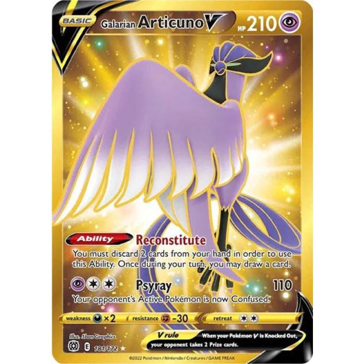 Galarian Articuno V 181/172 - Brilliant Stars - Holofoil
