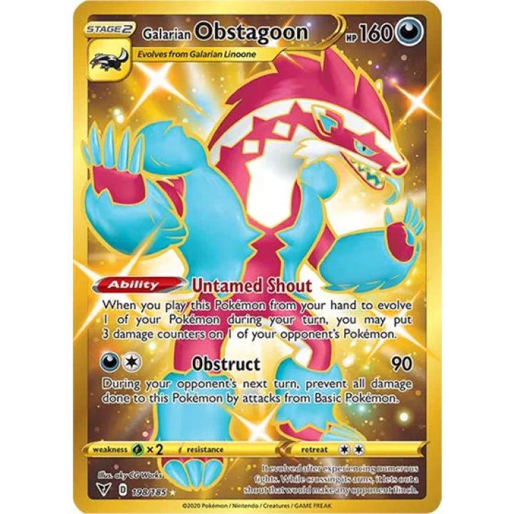 Galarian Obstagoon 198/185 - Vivid Voltage - Holofoil