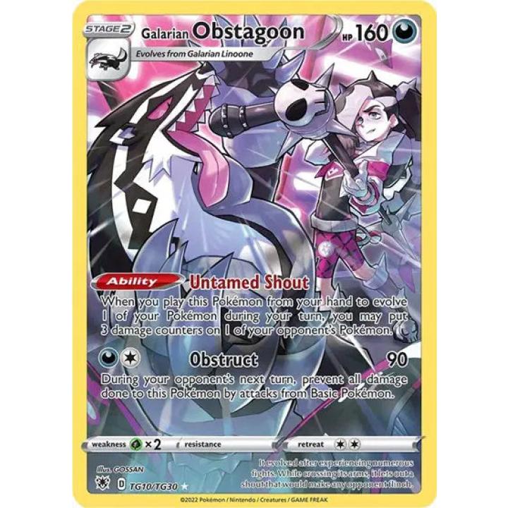 Galarian Obstagoon TG10/TG30 - Astral Radiance Trainer Gallery - Holofoil