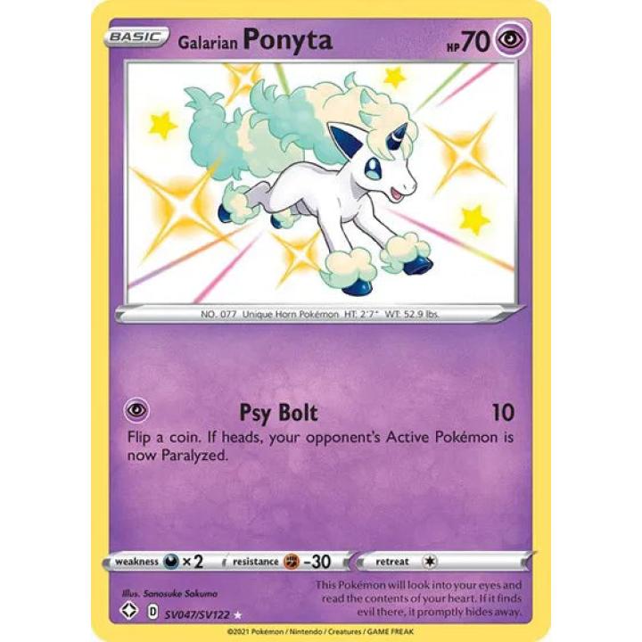 Galarian Ponyta SV047/SV122 - Shining Fates: Shiny Vault - Holofoil