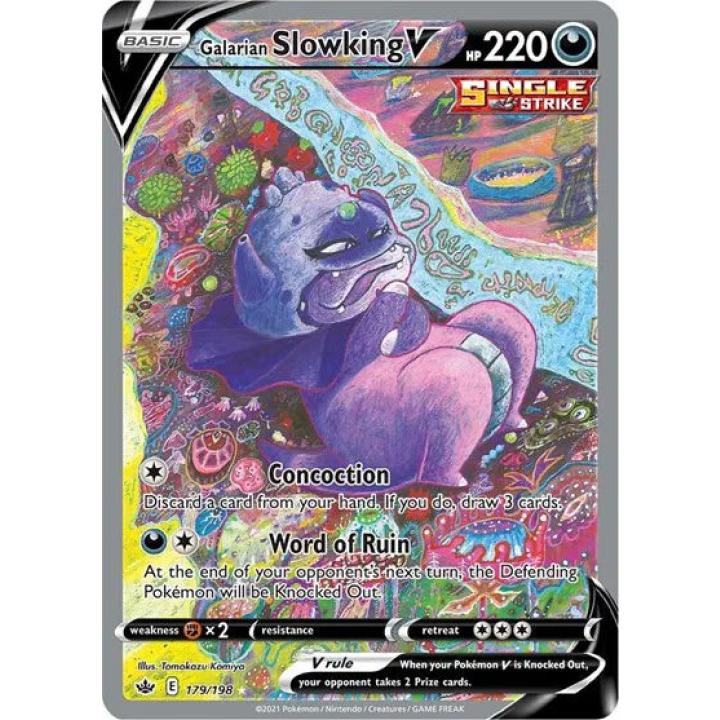 Galarian Slowking V 179/198 - Chilling Reign - Holofoil