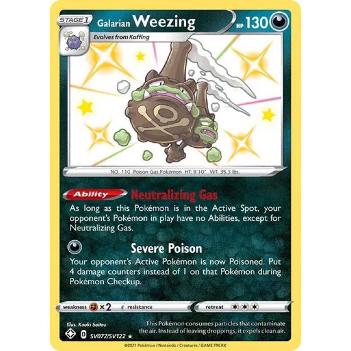 Galarian Weezing SV077/SV122 - Shining Fates: Shiny Vault - Holofoil