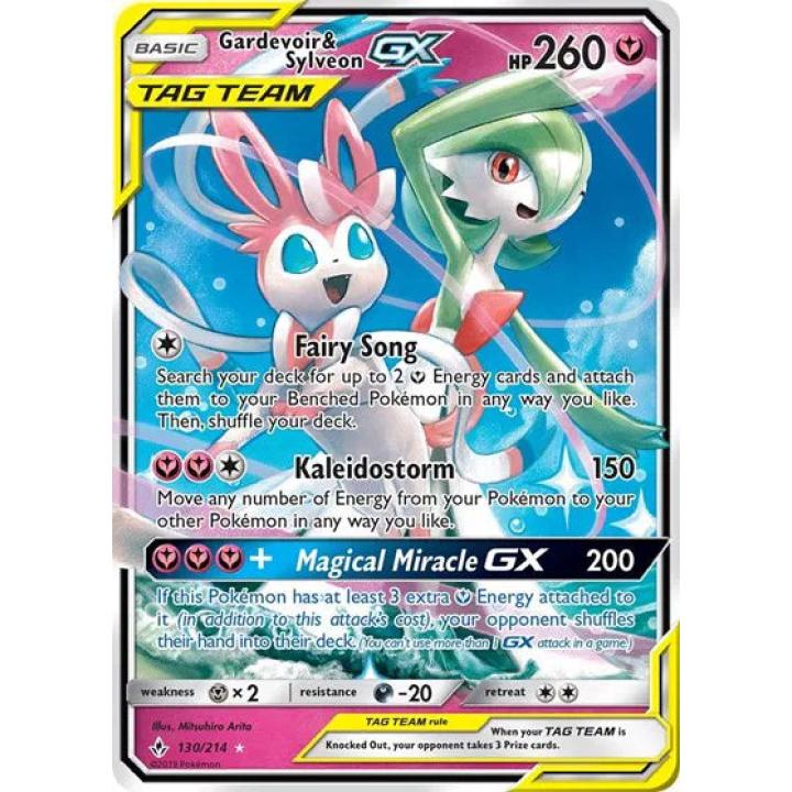 Gardevoir & Sylveon GX 130/214 – Unbroken Bonds – Holofoil