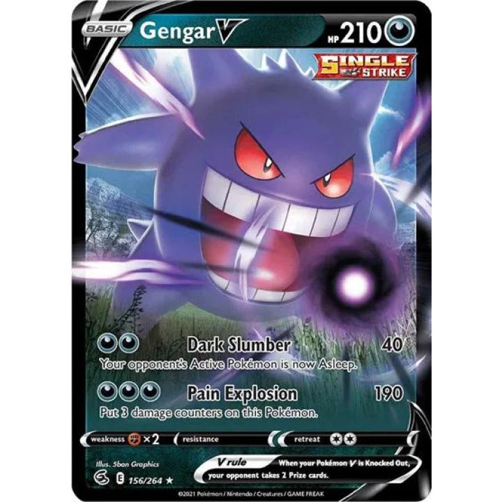 Gengar V 156/264 - Fusion Strike - Holofoil