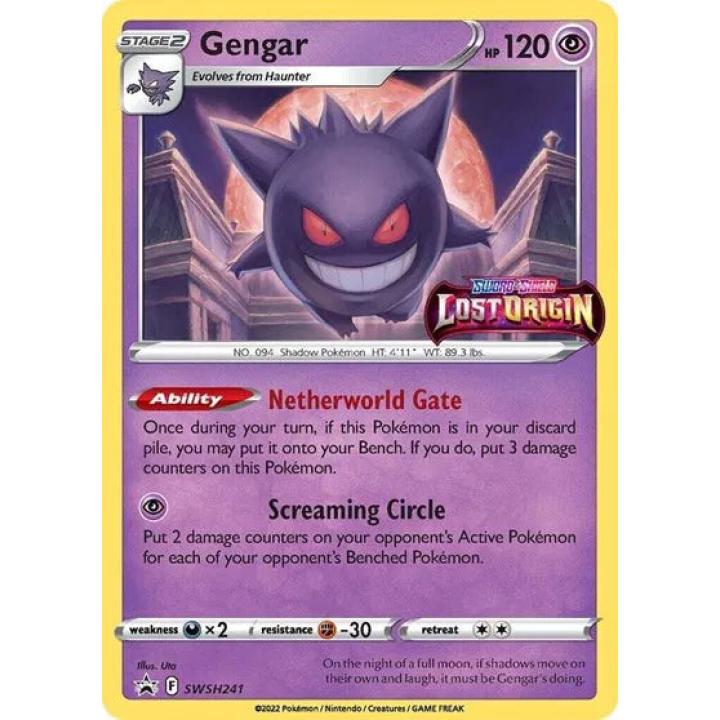 Gengar (Prerelease) SWSH241 - Sword & Shield Promo - Holofoil