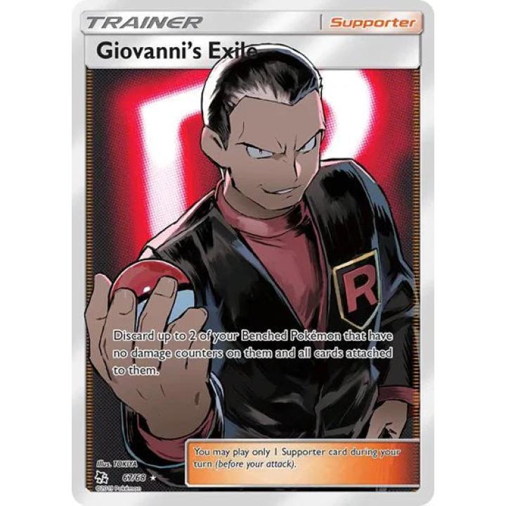 Giovanni's Exile 67/68 - Hidden Fates - Holofoil