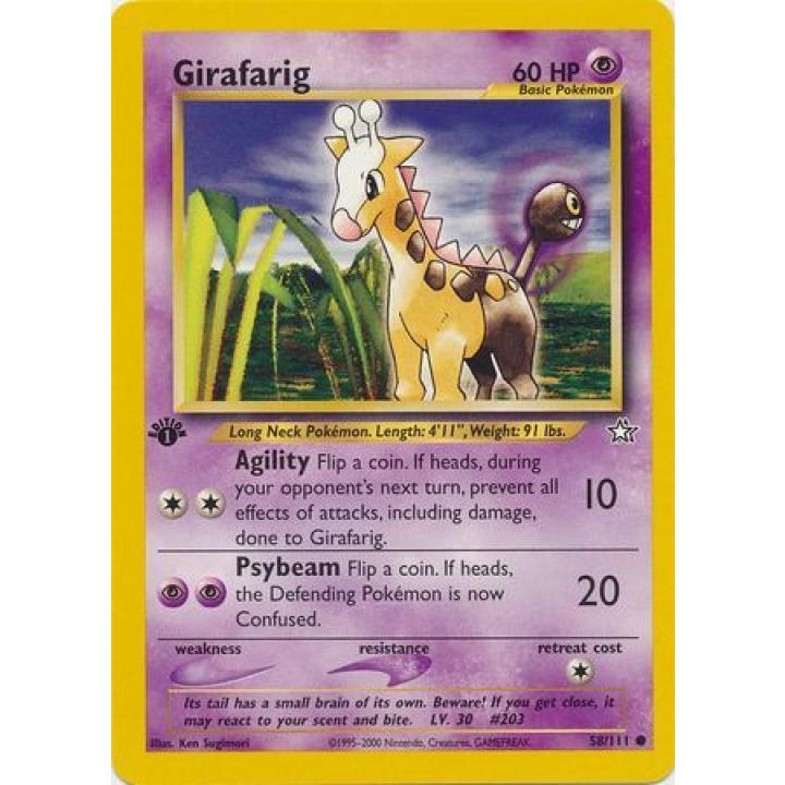 Girafarig 58/111 - Neo Genesis (1st Edition) - Normal