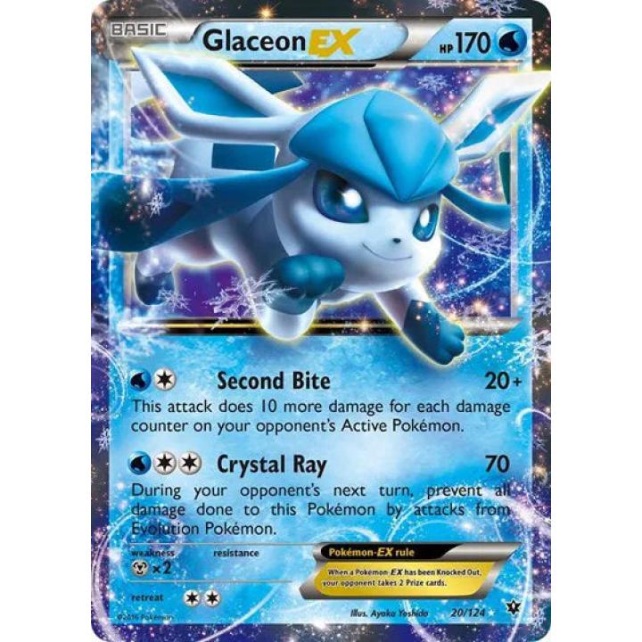 Glaceon EX 20/124 - Fates Collide - Holofoil