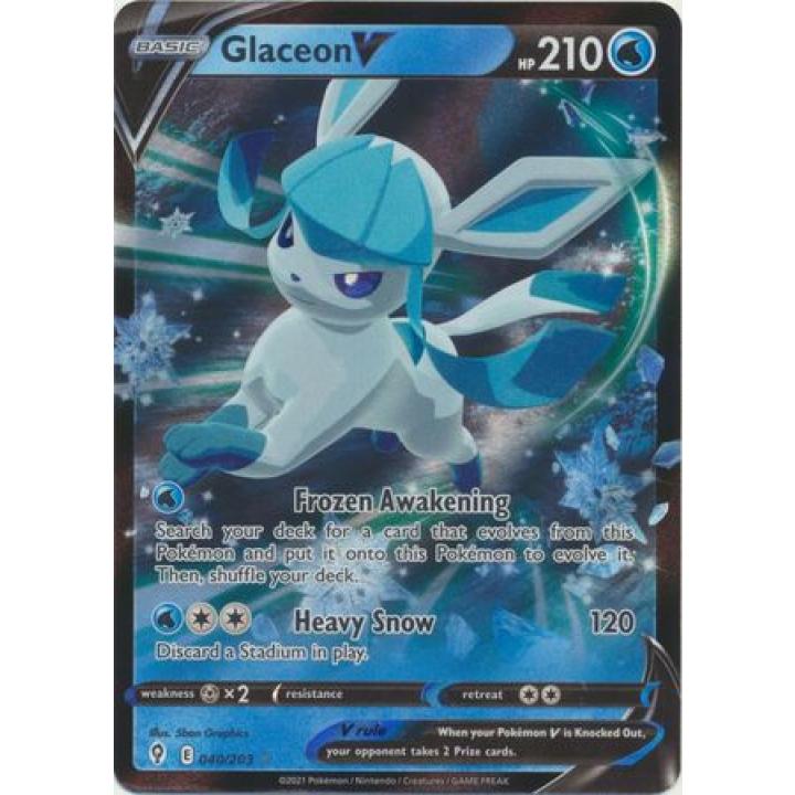 Glaceon V 040/203 - Evolving Skies - Holofoil