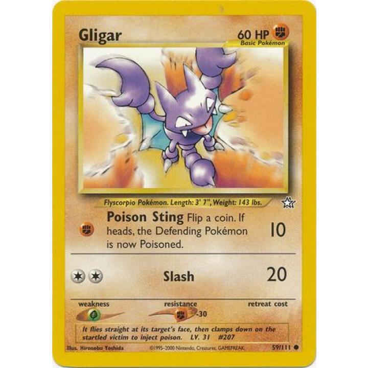 Gligar 59/111 - Neo Genesis (Unlimited) - Normal