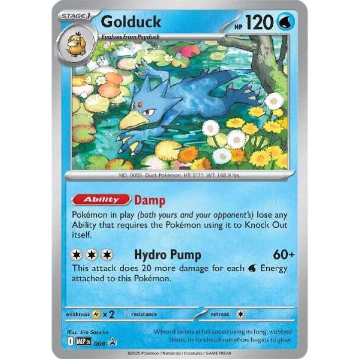 Golduck 008 - Mega Evolution Promos - Holofoil