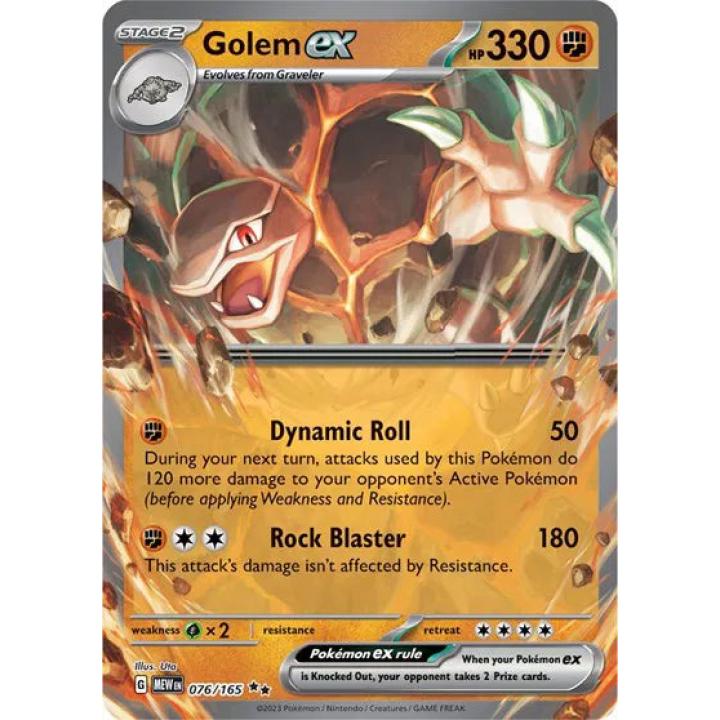 Golem ex 076/165 - Scarlet & Violet 151 - Holofoil