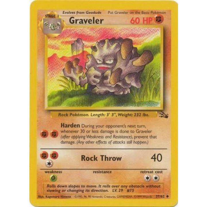 Graveler 37/62 - Fossil (Unlimited) - Normal