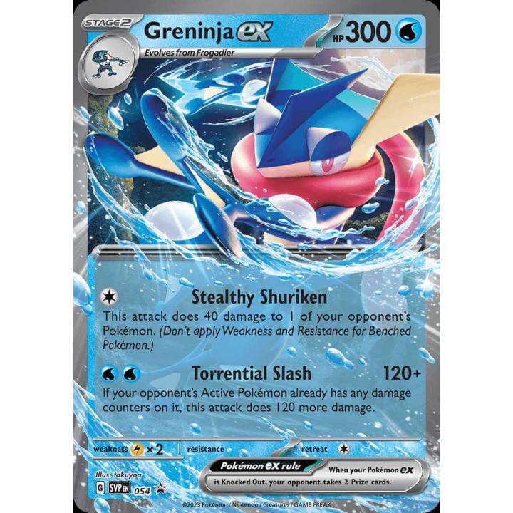 Greninja ex 054 - Scarlet & Violet Promo - Holofoil