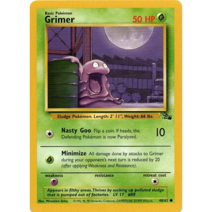 Grimer 48/62 - Fossil (Unlimited) - Normal