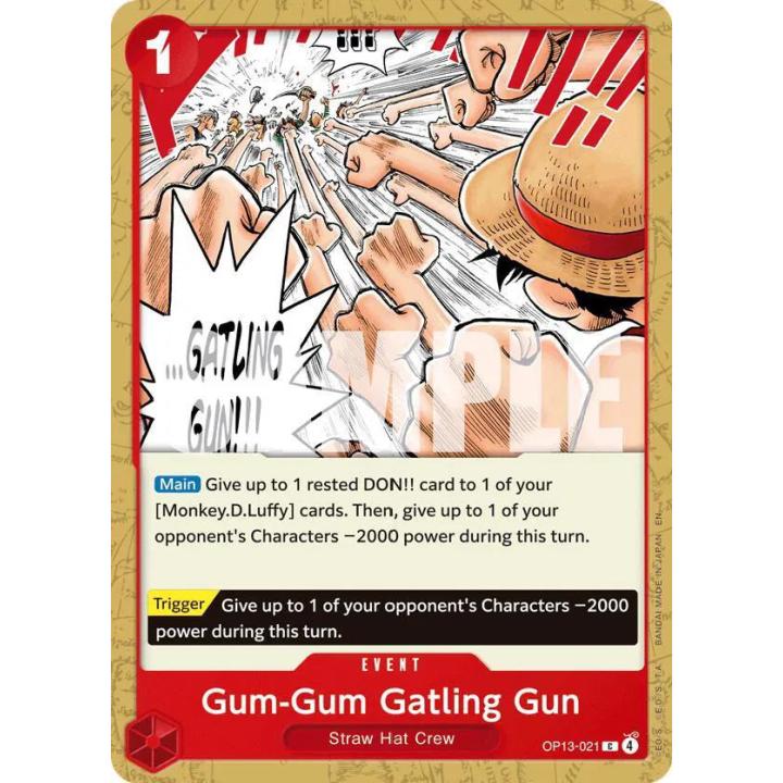 Gum-Gum Gatling Gun OP13-021 - Carrying On His Will - Normal