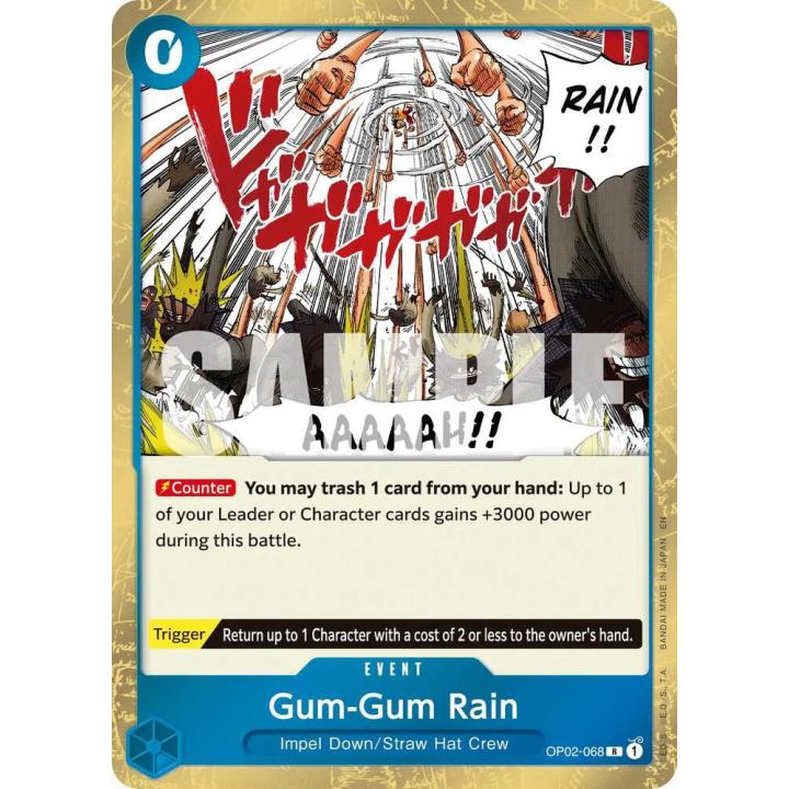 Gum-Gum Rain (Reprint) OP02-068 - The Best Vol.2 - Foil