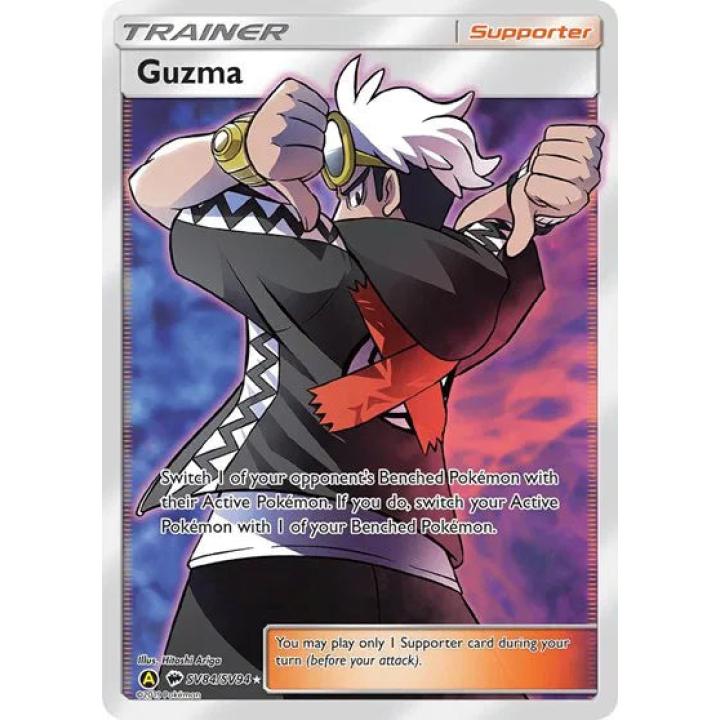Guzma SV84/SV122 - Hidden Fates: Shiny Vault - Holofoil