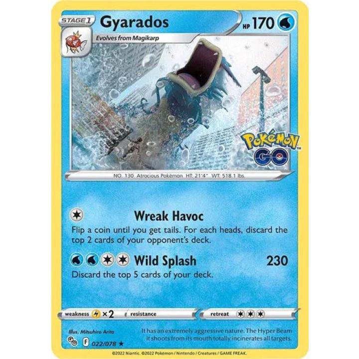 Gyarados 022/078 - Pokemon Go - Holofoil