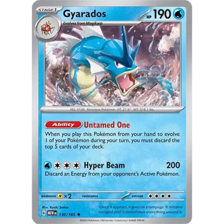 Gyarados 130/165 - Scarlet & Violet 151 - Holofoil