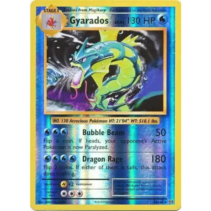Gyarados 34/108 - Evolutions - Reverse Holofoil