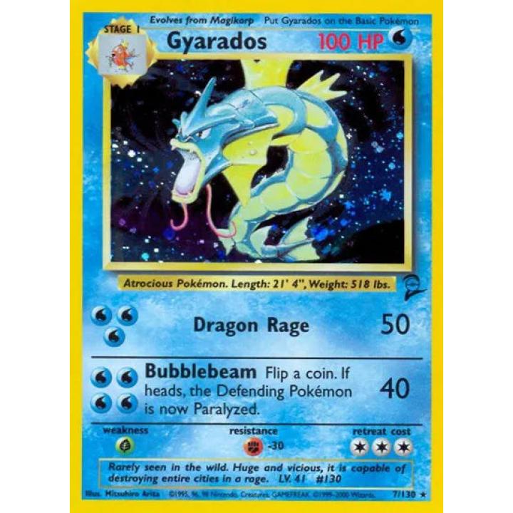 Gyarados 7/130 - Base Set 2 - Holofoil