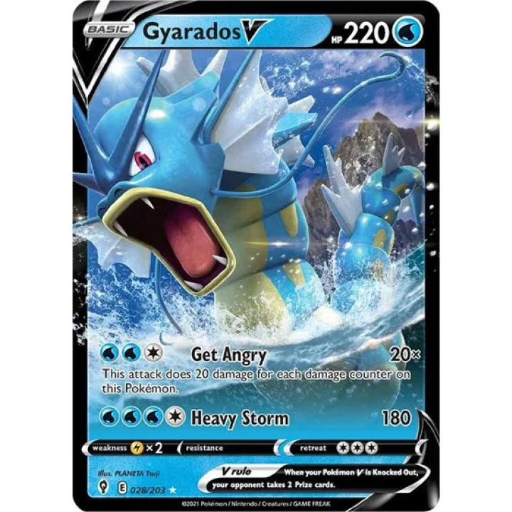 Gyarados V 028/203 - Evolving Skies - Holofoil