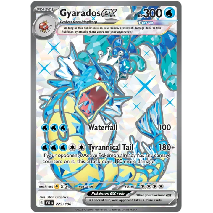 Gyarados ex 225/198 - Scarlet & Violet - Holofoil