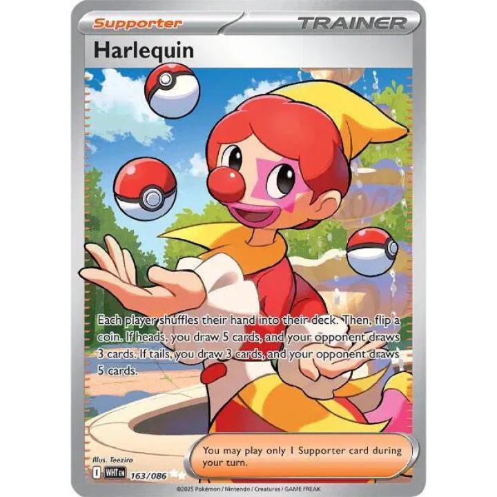 Harlequin 163/086 – White Flare – Holofoil