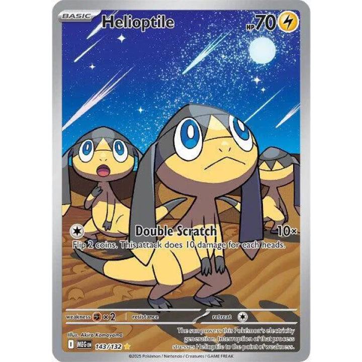 Helioptile 143/132 - Mega Evolution - Holofoil