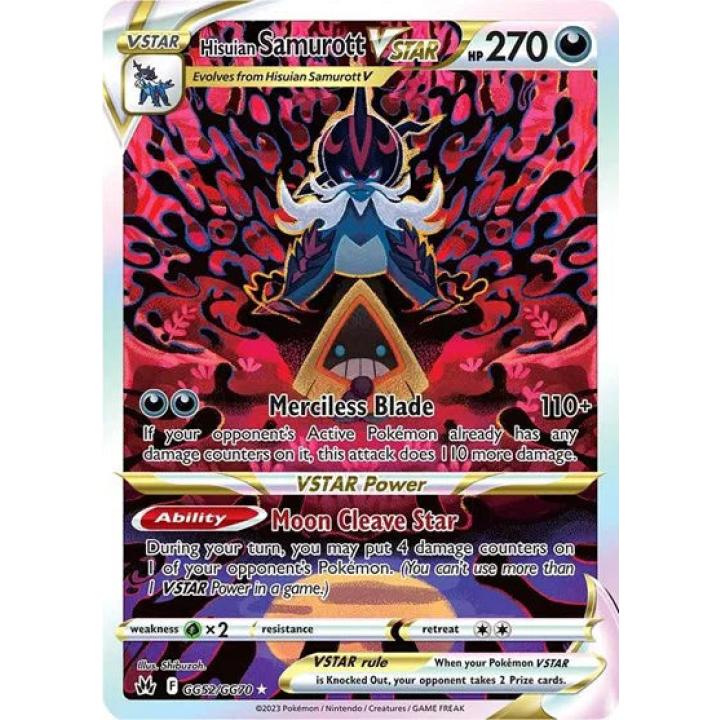 Hisuian Samurott VSTAR GG52/GG70 - Crown Zenith: Galarian Gallery - Holofoil
