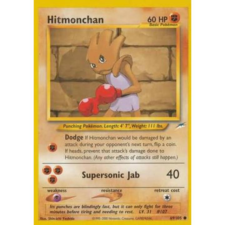 Hitmonchan 69/105 - Neo Destiny (Unlimited) - Normal