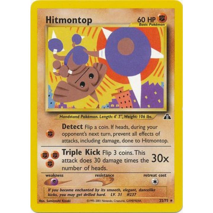 Hitmontop 22/75 - Neo Discovery (Unlimited) - Normal