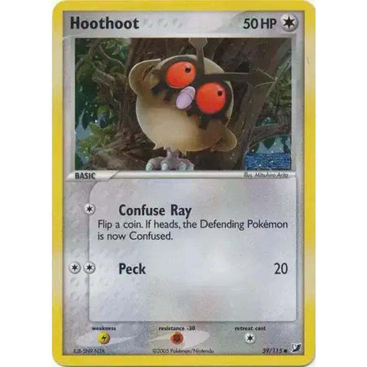 Hoothoot 59/115 - EX Unseen Forces - Reverse Holofoil