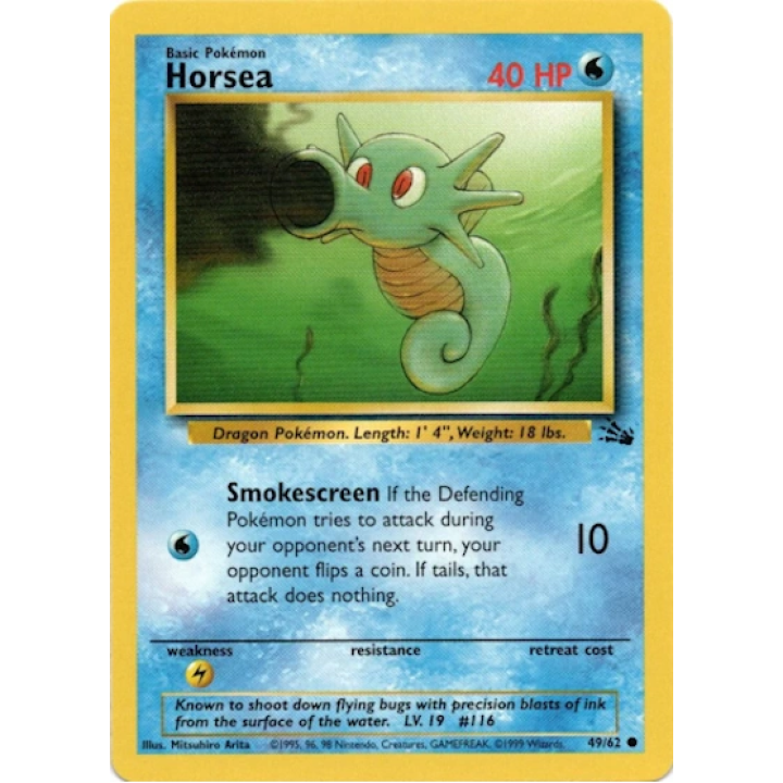 Horsea 49/62 - Fossil (Unlimited) - Normal