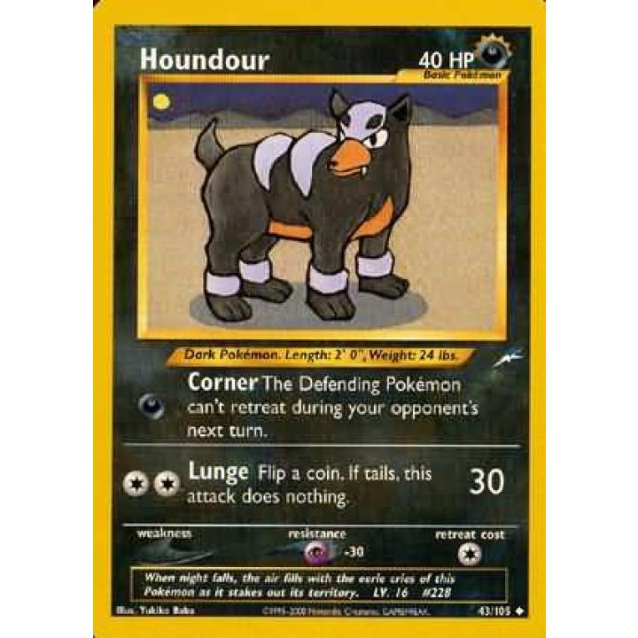 Houndour 43/105 - Neo Destiny (Unlimited) - Normal