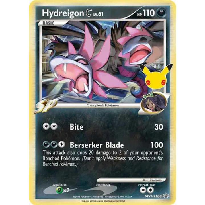 Hydreigon C Lv.61 SWSH138 - Sword & Shield Promo - Holofoil
