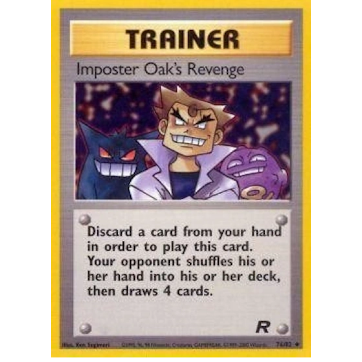 Imposter Oak's Revenge 76/82 - Team Rocket (Unlimited) - Normal