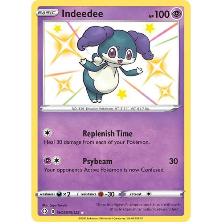 Indeedee SV059/SV122 - Shining Fates: Shiny Vault - Holofoil