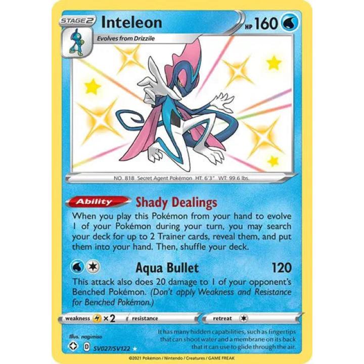 Inteleon SV027/SV122 - Shining Fates: Shiny Vault - Holofoil