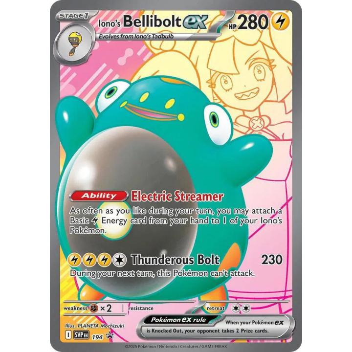 Iono's Bellibolt ex 194 - Scarlet & Violet Promo - Holofoil