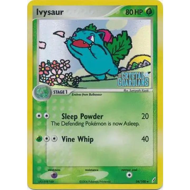 Ivysaur 34/100 - EX Crystal Guardians - Reverse Holofoil